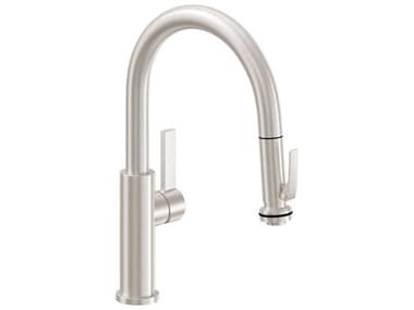 California Faucets Corsano Pull-Down Kitchen Faucet with Squeeze Handle Sprayer - Low Spout CAFK51102SQ