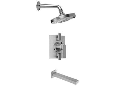 California Faucets Morro Bay Styletherm 1/2'' Thermostatic Shower System with Shower Head and Tub Spout CAFKT0577FR