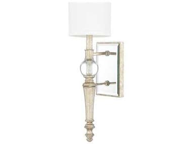 Capital Lighting Carlyle 20" Tall 1-Light Gilded Silver Wall Sconce C2611711GS654
