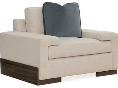 Caracole Classic I'm Shelf-Ish Beige Fabric Accent Chair CACM090018031A