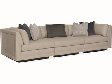 Caracole Fusion Three-Piece Sofa with Plinth Base CAMM050017SEC4A