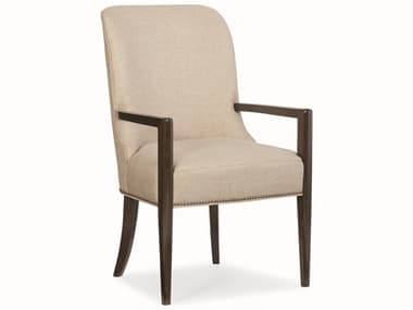 Caracole Modern Streamline Bourbon Glaze Dining Arm Chair CAMM022417271