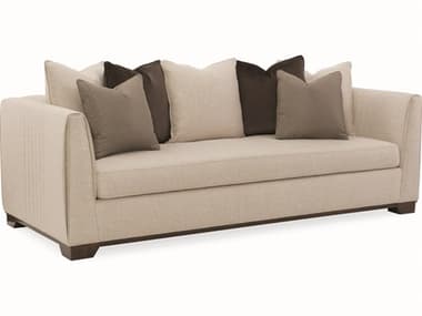 Caracole Streamline Bench Cushion Sofa with Plinth Base CAMM020417012A
