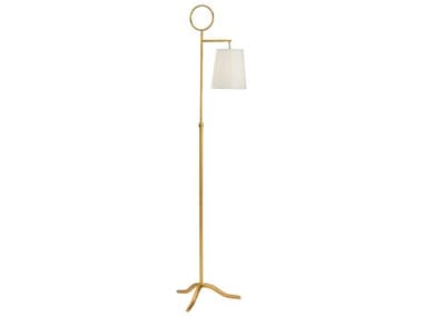 Chelsea House Charlotte Antique Gold 70" Tall Leaf Floor Lamp CH69305