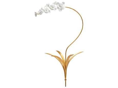 Chelsea House Orchid Antique Gold Leaf Stem CH383096