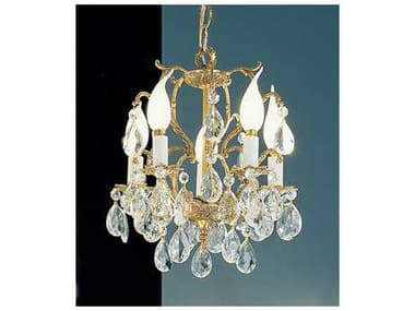 Classic Lighting Barcelona 10&quot; Wide 5-Light Olde World Bronze Crystal Candelabra Chandelier C85227OWBC