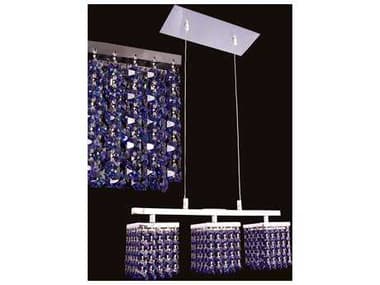 Classic Lighting Bedazzle 3 - Light Linear Crystal Island Pendant C816103SMS