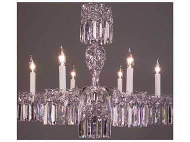 Classic Lighting Buckingham 26&quot; Wide 6-Light Chrome Crystal Candelabra Chandelier C882036CHCP