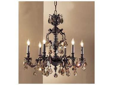 Classic Lighting Corporation Chateau Six-Light 25'' Wide Grand Chandelier C857376AGBSGT