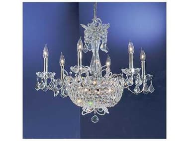 Classic Lighting Crown Jewels 26" Wide 15-Light Chrome Crystal Candelabra Chandelier C869786CHCP