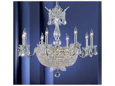 Classic Lighting Crown Jewels 30" Wide 2-Light Chrome Crystal Candelabra Chandelier C869788CHCP