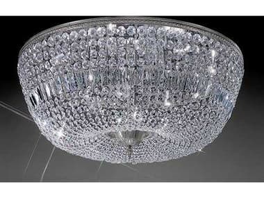 Classic Lighting Corporation Crystal Baskets 12-Light Flush Mount Light C852036CHI
