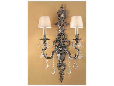 Classic Lighting Corporation Majestic Aged Pewter Two-Light Wall Sconce C857342AGPCPW