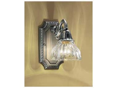 Classic Lighting Majestic 12&quot; Tall 1-Light Pewter Glass Wall Sconce C857365AGP