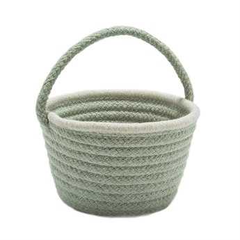 Colonial Mills Easter Pastel Wool Mint 8''x12''x7'' Round Basket CIEB69BKTROU