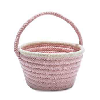 Colonial Mills Easter Pastel Wool Blush Pink 8''x12''x7'' Round Basket CIEB79BKTROU