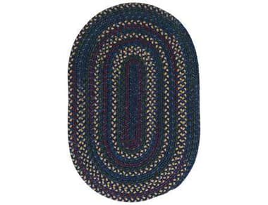 Colonial Mills Midnight Braided Striped Area Rug CIMN57RGROU