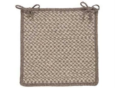 Colonial Mills Natural Wool Houndstooth Latte Chair Pad CIHD32CPD