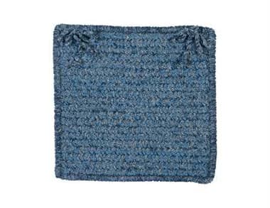 Colonial Mills Simple Chenille Petal Blue Chair Pad (Set of 4) CIM501CPDS4