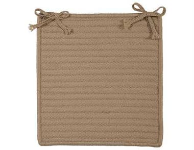 Colonial Mills Simply Home Solid Cuban Sand Chair Pad (Set of 4) CIH330CPDS4