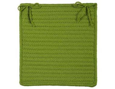 Colonial Mills Simply Home Solid Bright Green Chair Pad (Set of 4) CIH271CPDS4