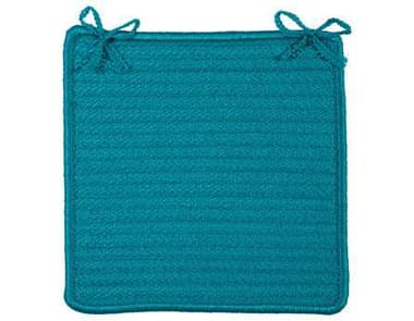 Colonial Mills Simply Home Solid Turquoise Chair Pad (Set of 4) CIH049CPDS4