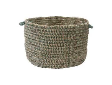 Colonial Mills Softex Myrtle Green Check Utility Basket CICX16BKT