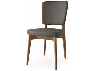 Connubia Escudo Beech Wood Gray Fabric Upholstered Side Dining Chair CNCB1526000201SA600000000