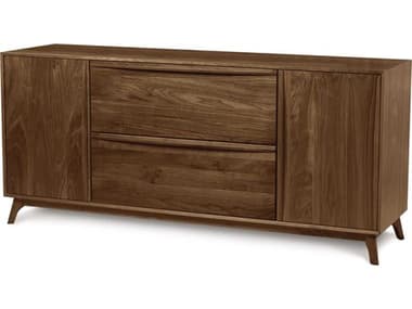 Copeland Furniture Catalina Natural Walnut Credenza File Cabinet CF4CAL7004