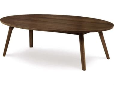 Copeland Furniture Catalina Natural Walnut 48'' Wide Oval Coffee Table CF5CAL4504