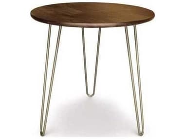 Copeland Furniture Essentials 24'' Wide Round End Table with Metal Legs CF8ESS240024