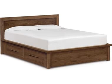 Copeland Moduluxe Brown Solid Wood California King Platform Bed with Storage CF1MVD32STOR