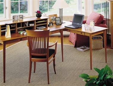 Copeland Furniture Sarah L-Shaped Desk Home Office Set CF3SAR11SET
