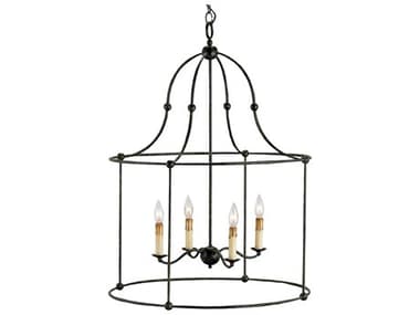 Currey & Company Fitzjames Four-Light 25'' Wide Chandelier CY9160