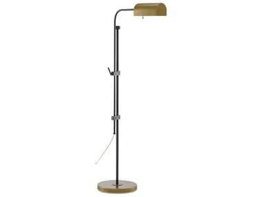 Currey & Company Hearst Industrial Oil Rubbed Bronze Antique Brass Floor Lamp CY80000021