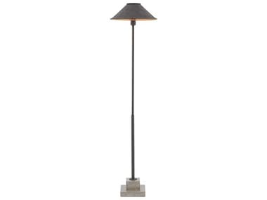 Currey & Company Fudo Fudo Mole Black 49" Tall Floor Lamp CY80000016