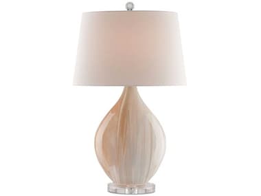 Currey & Company Opal Amber clear White Table Lamp CY6111