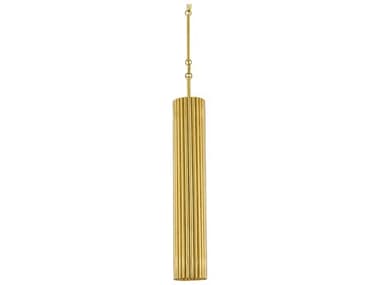 Currey & Company Penfold 4" 1-Light Painted Contemporary Gold Mini Pendant CY90000629