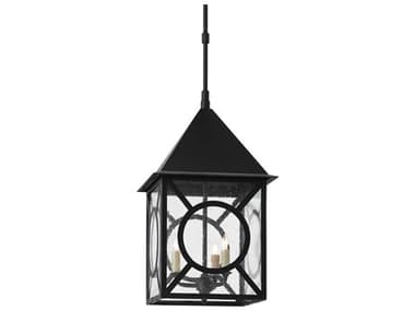 Currey & Company Ripley 3 - Light Glass Outdoor Hanging Light CY95000008