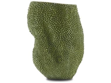 Currey & Company Green / Gold 4'' Wide Jackfruit Vase CY12000287