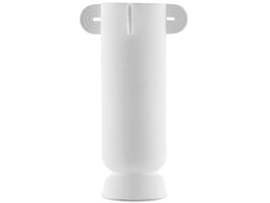 Currey & Company Happy-40 Textured White Tube Vase CY12000398