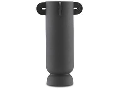 Currey & Company Happy-40 Textured Black Tube Vase CY12000406