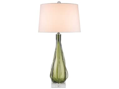 Currey & Company Zephyr Green Clear clear Table Lamp CY6674