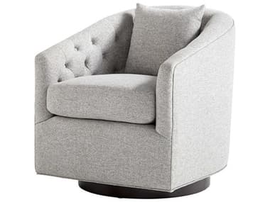 Cyan Design Swivel 28" Gray Fabric Accent Chair C310788