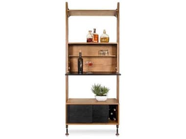 District Eight 32&quot; Hard Fumed Black Bookcase D8HGDA495