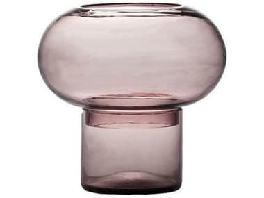 Driade Bolla By Lucidi Pevere Murano Burgundy Glass Candleholder DRH8832101