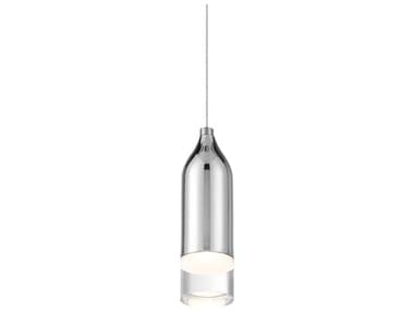 dweLED by WAC Lighting Action 2" 1-Light Chrome LED Cylinder Linear Mini Pendant DWLPD76908CH