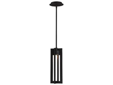 dweLED by WAC Lighting Chamber 1 - Light LED Outdoor Hanging Light DWLPDW48616BK