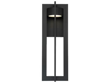 dweLED by WAC Lighting Chamber 1 - Light 25'' High LED Outdoor Wall Light DWLWSW48625BK