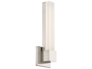 dweLED by WAC Lighting Esprit 15" Tall 2-Light Brushed Nickel LED Wall Sconce DWLWS69815BN
